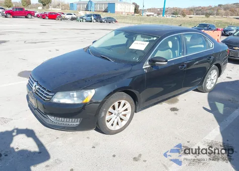 2012 Volkswagen Passat 2.0L Tdi Se из США, поврежденный, VIN 1VWBN7A31CC076922